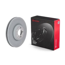 2x Bremsscheibe PRIME LINE - Lightweight BREMBO 09.E204.23 für LANDROVER RANGE 5