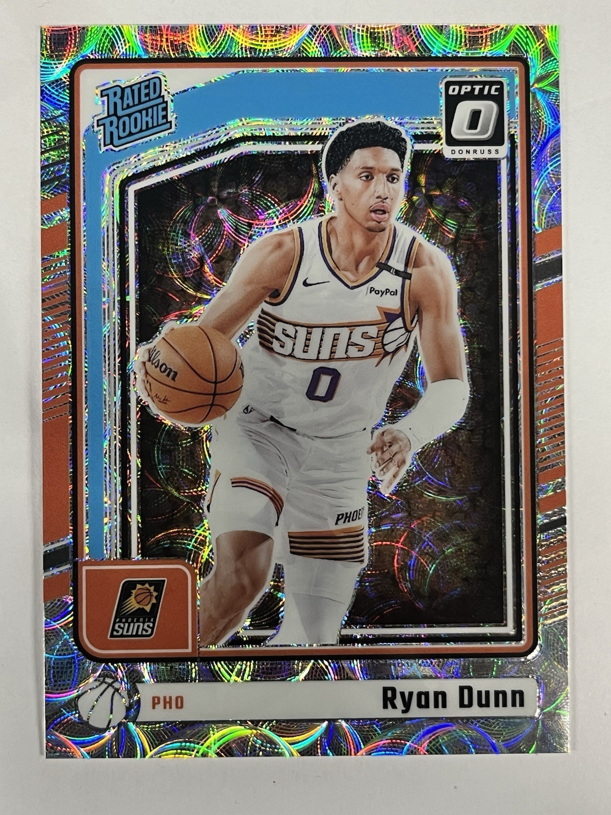 2024-25 Donruss Optic RYAN DUNN #279 Rated Rookie Premium Box Set #’d/249 Suns
