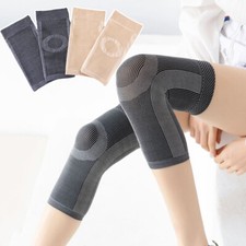 1 Pair Solid Elastic Kneepad Leg Warmer Knee Protection Cover Breathable Sleev  
