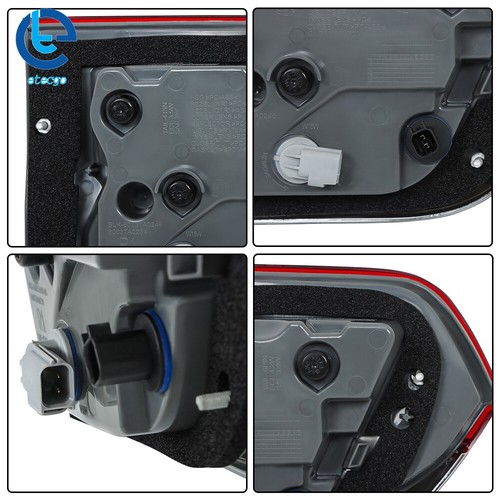 Luz trasera halógena lateral derecha para Jeep Grand Cherokee 2014-2019 roja cromada - Imagen 10 de 12