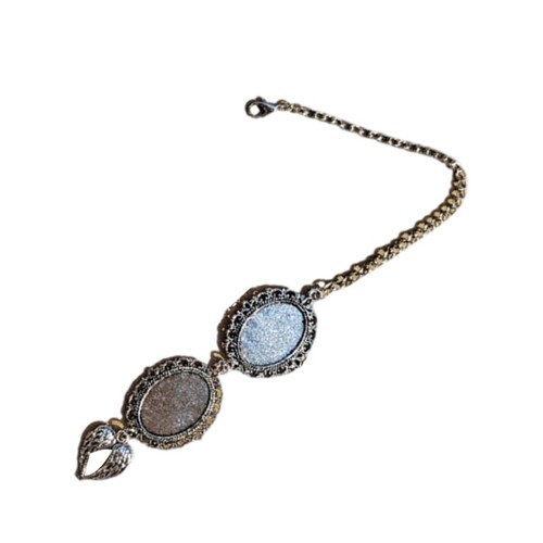 Graduation Hat Tassels Memorial Photo Charm Pendant Oval Antique Photo Charm - Picture 10 of 11