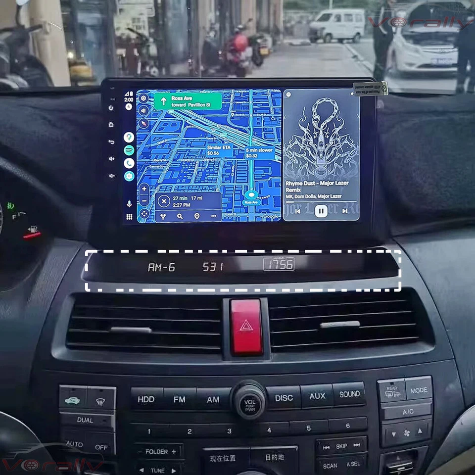 10" For Honda Accord Radio 8 Upgrade 2008-2013 Carplay er Android Ready +Camera Foto 3 de 4