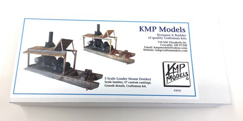 S scale Loader Steam Donkey , Model Railroad, Logging, Lumber. | eBay