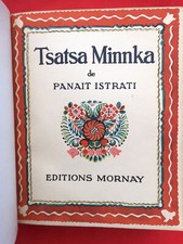 Tsatsa Minnka  par ISTRATI  illustré BOISSONNAS N° 170 1924 MORNAY 30