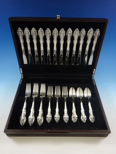 La Scala by Gorham Sterling Silver Flatware Set For 12 Service 48 Pieces