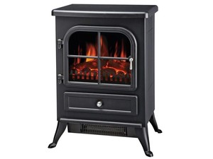 Manor Fireplace Black Vista Built In Fan Heater Electric Stove