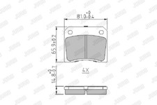Plaquette de frein Peugeot 404
