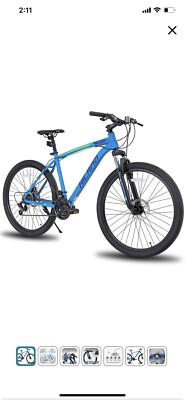 Hiland Mountain Bike HIM025bl-27S480 Blue/Green XL NEW | eBay