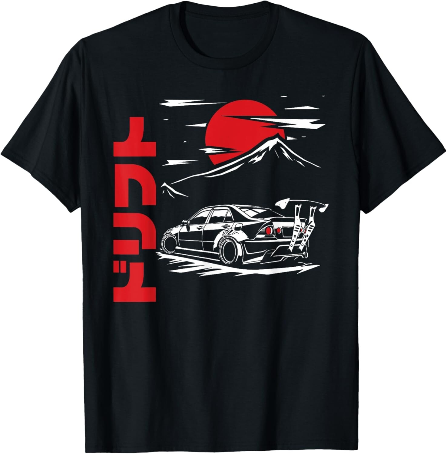 JDM Tokyo Japan Drift Race Car Tuning Retro Vintage Graphic Gift Unisex T-Shirt