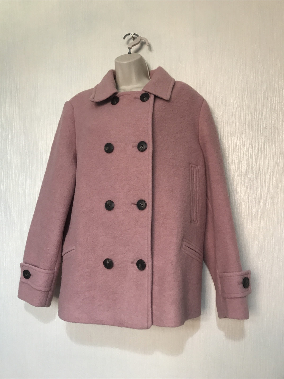 m&s ladies pink coat