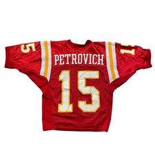 Vintage Iowa State Russell Athletics Petrovich Football Game Used Jersey 44