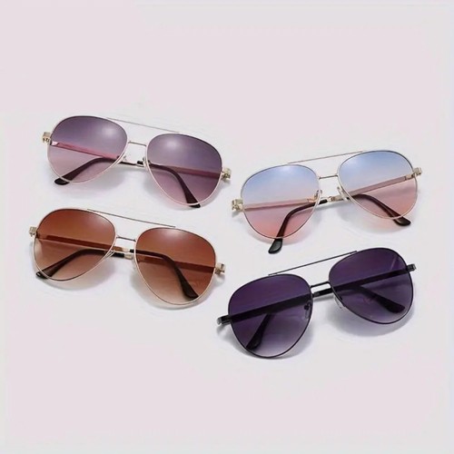 Stylische Sonnenbrille Pilotenbrille Fliegerbrille Brille Schwarz Rot Gold 9379 - Picture 4 of 25