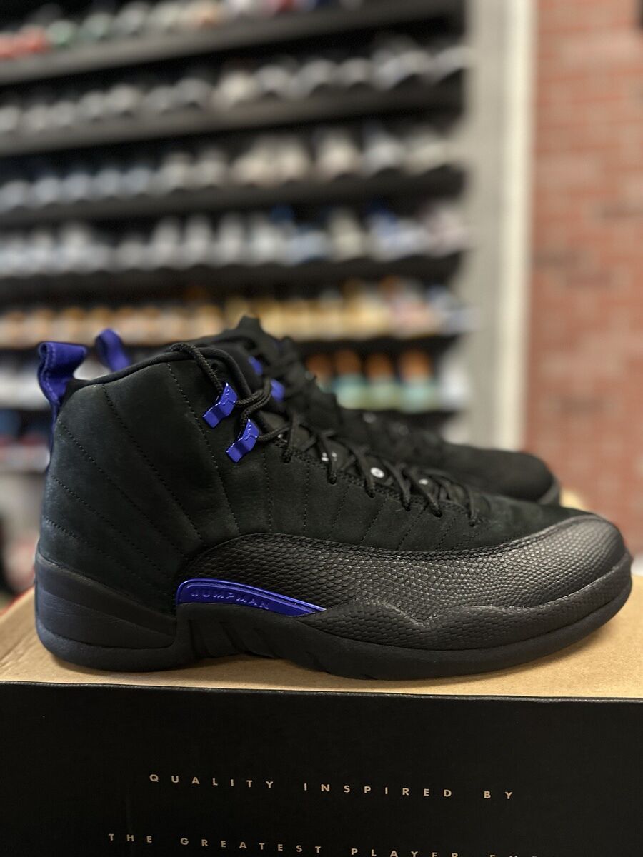 Nike Air Jordan 12 Retro Dark Concord Black CT8013-005 Men's Nike Air Jordan 12 Retro Dark Concord Black CT8013-005 Men's