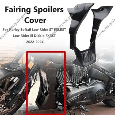 Kit Protège-Mains Moto Pour Harley Low Rider ST FXLRST 2022-2024 - Noir
