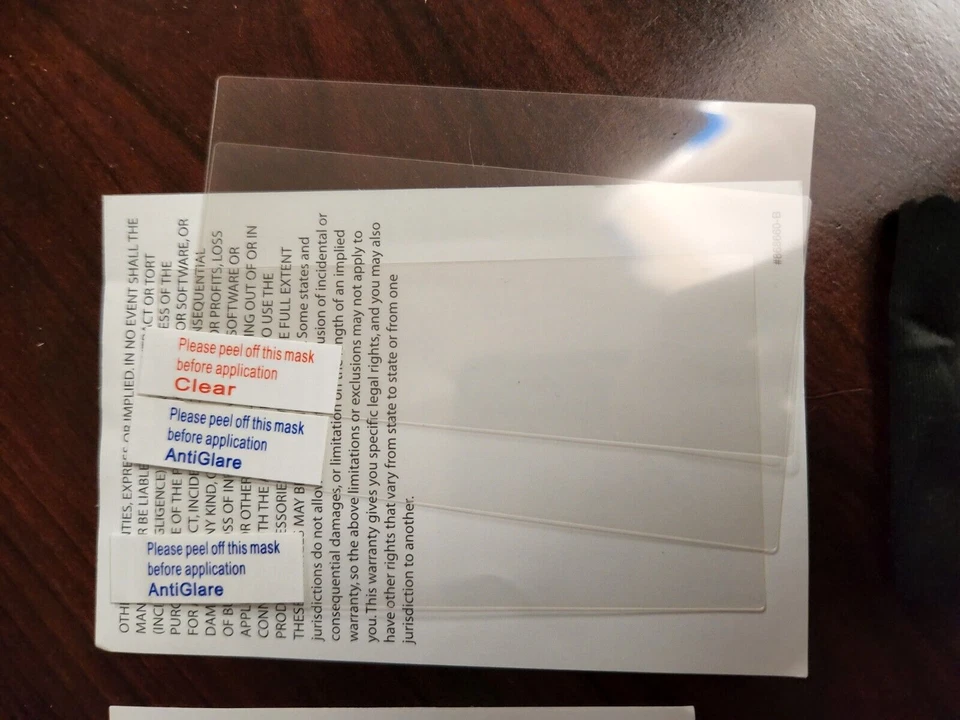 Sprint HTC EVO 3D Protector Pantalla Lote de 3, 2x Antideslumbramiento, 1x Transparente, Aplicador Foto 3 de 3