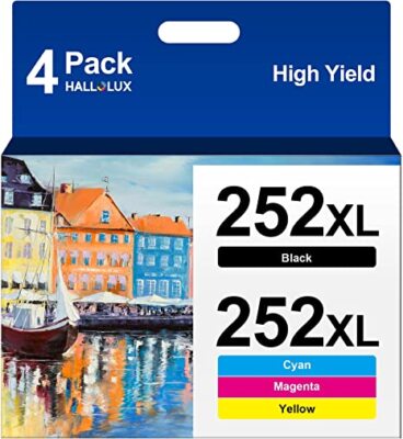 T252XL 252 XL Ink Cartridge for Epson WorkForce WF-3620 WF-3640 WF-7710 Printer
