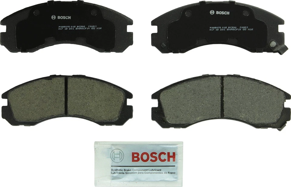Pastillas de freno delanteras de cerámica QuietCast 1994 para Mitsubishi Eclipse Bosch 1993-2000 Foto 4 de 4