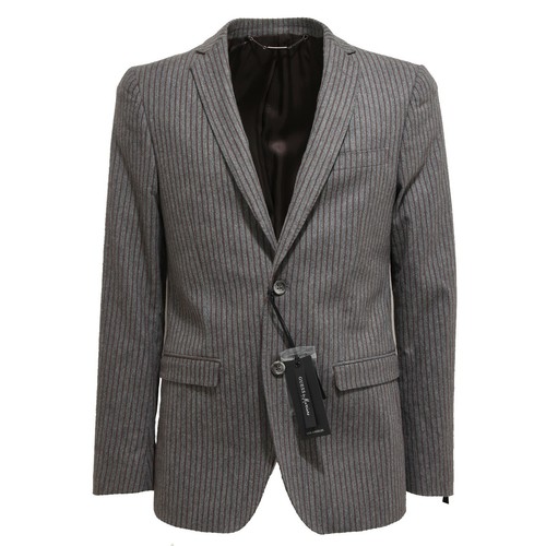 7493L giacca uomo GUESS BY MARCIANO slim fit righe marroni giacche jackets  men | eBay