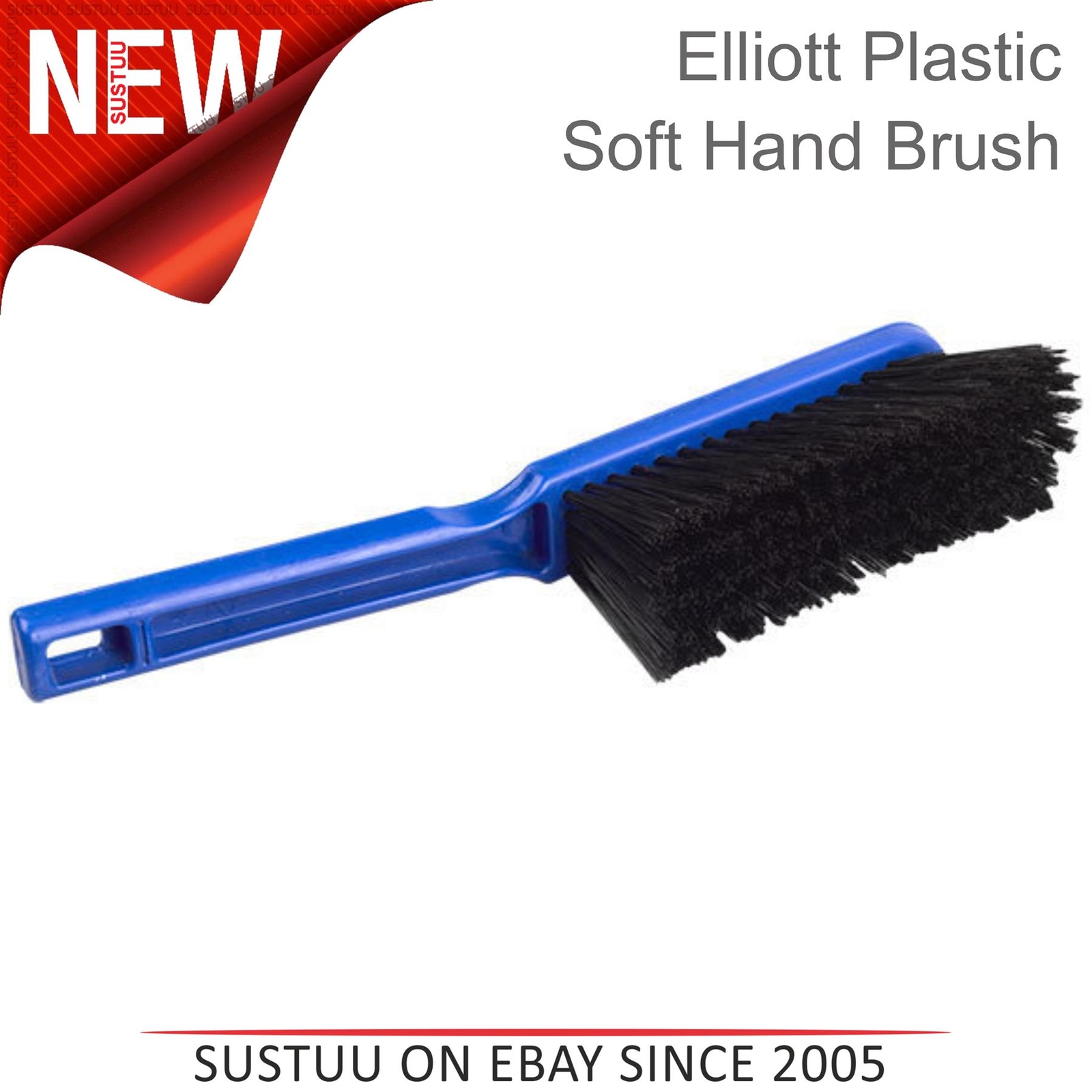 Elliott Plastic Soft Nylon Bristle Hand Brush Blue eBay