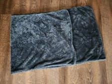Gray Fleece Body Pillow Cover EUC