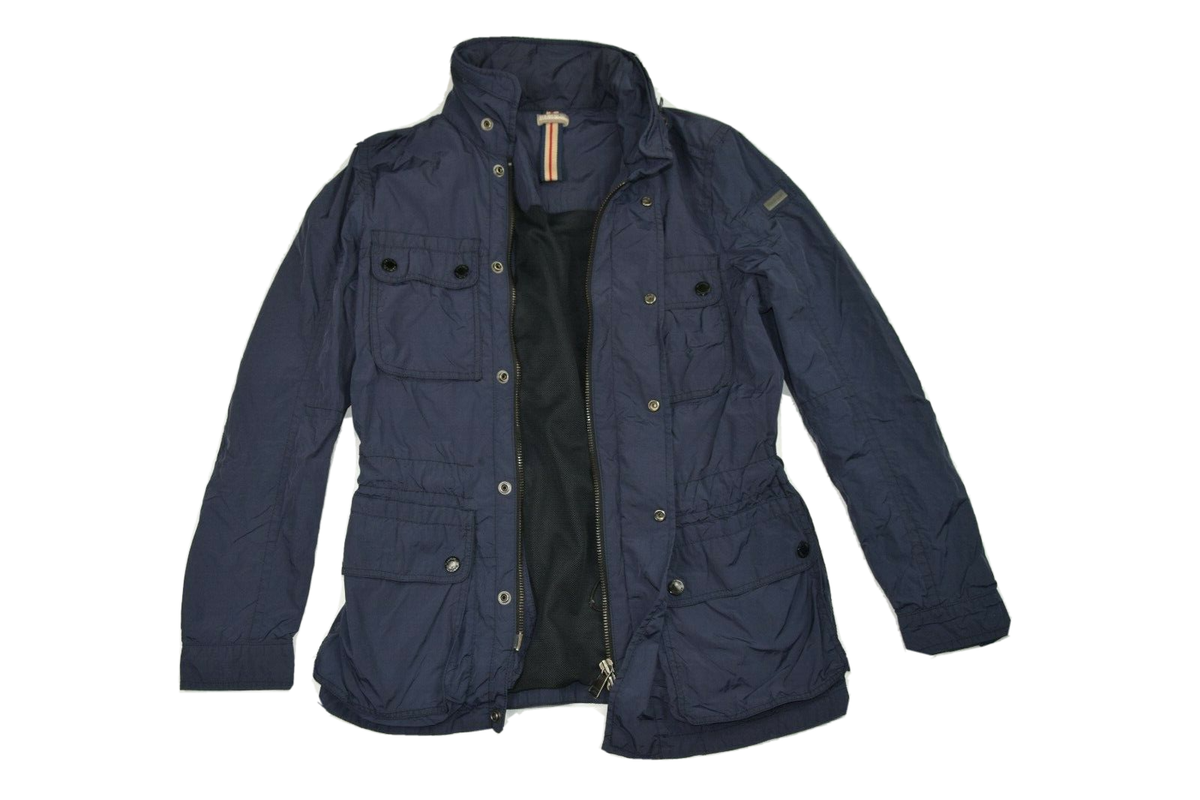 NAPAPIJRI ネイビー ナイロンジャケットL54xP68cm Napapijri Jacket blue navy size s small men hooded | eBay