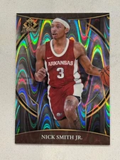 NICK SMITH JR. Arkansas 2022-23 Bowman Chrome University Invicta LAVA Ref # /150