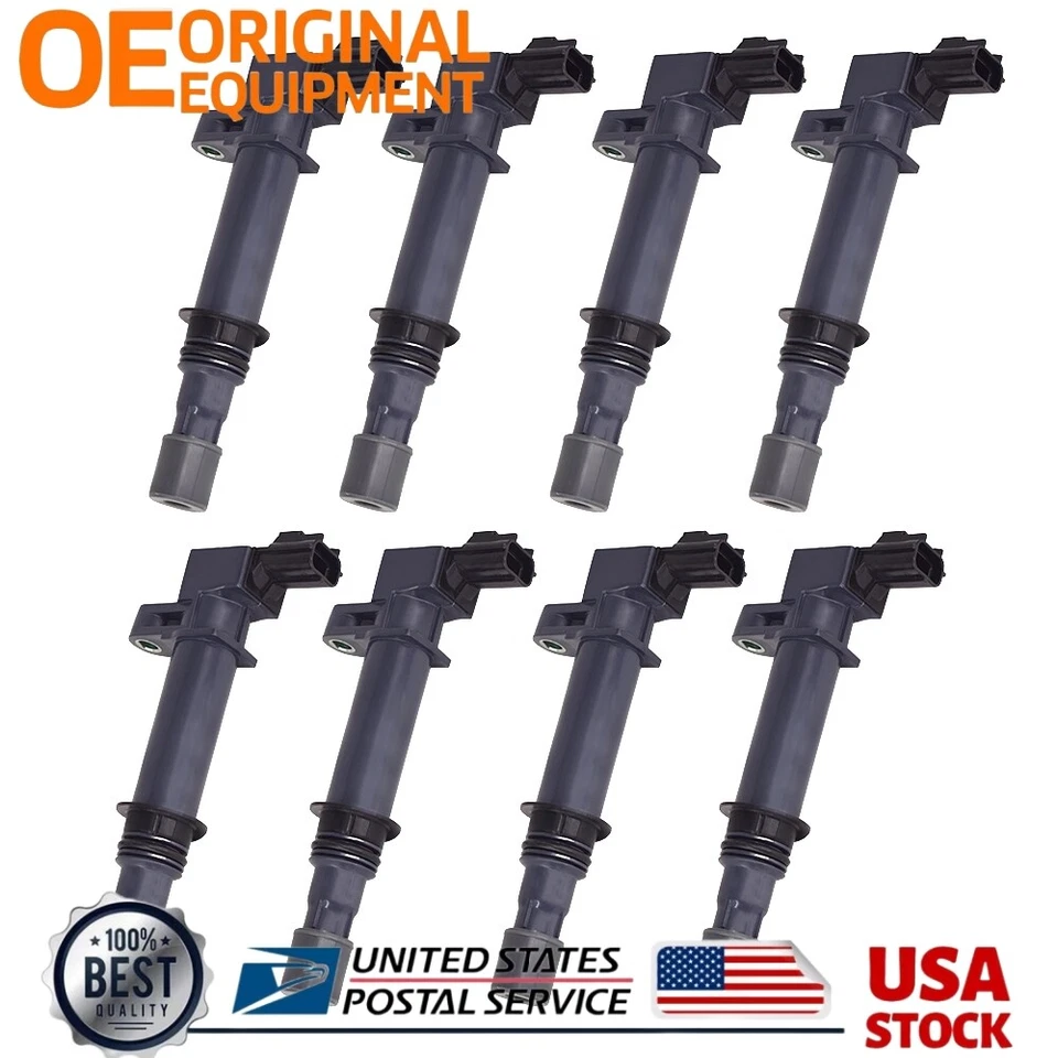 Комплекты свечей зажигания и катушек зажигания 8 шт UF270 для Jeep Liberty 3,7 л V6 2002-2008 годов выпуска - Изображение 2 из 4