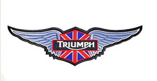 TriumpF Motorcycles Racing Embroidered Iron O...