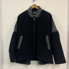 Free People Movement Black Fleece Jacket With Grey Accent Size Medium Rrp: £178