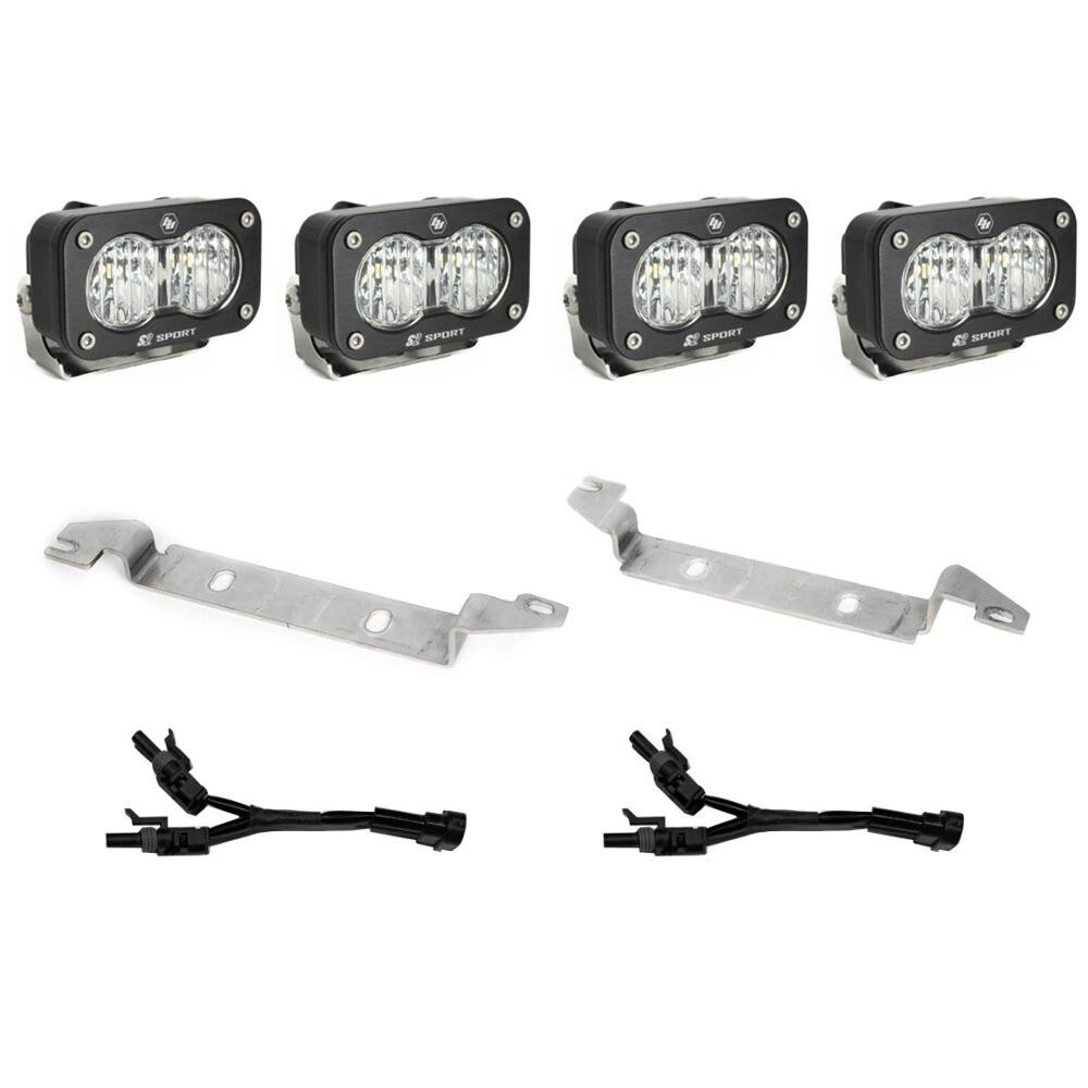 Baja Designs S2 Sport Dual LED Fog Pocket Light Kit For 2024-On Toyota Tacoma