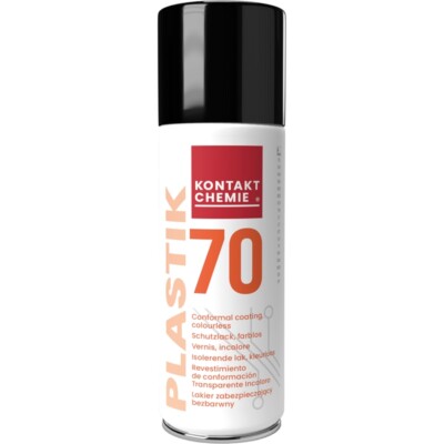 Plastik70 Schutzlack für Printplatinen 200ml Spraydose CRC Kontakt-Chemie
