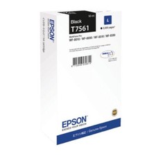 Image of GENUINE EPSON T7561 Black cartridge - Vat Included