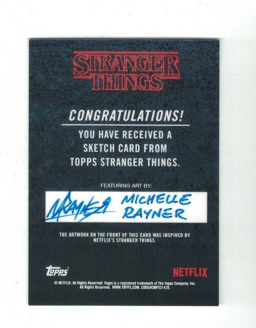 K-POP・アジア Topps STRANGER THINGS sketch card K-POP・アジア Topps STRANGER THINGS sketch card il_fullxfull