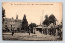 Wd2 Postcard  1940 ? Pougues les Eaux  Hotel Du Parc Entree St Liger 075a
