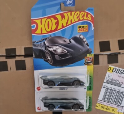 Lot Of 2 - Hot Wheels HW Exotics 3/10 Celero GT 178/250 New For 2023 Blue