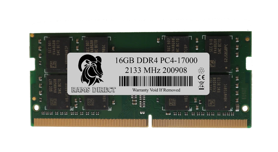 RAMS_DIRECT 32GB 2x 16GB DDR4 2133 MHz Laptop PC4-17000 NonECC SODIMM Memory RAM - Image 3 of 4