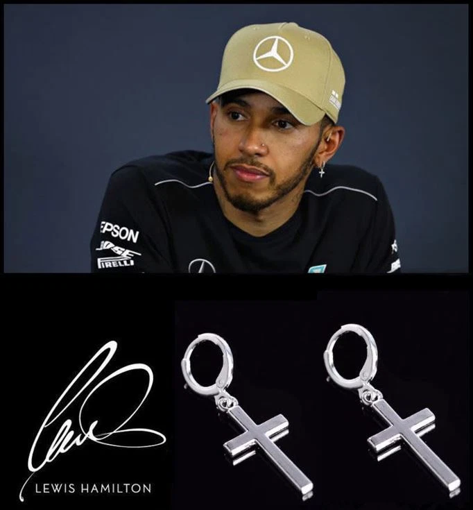 Neymar shop cross earrings