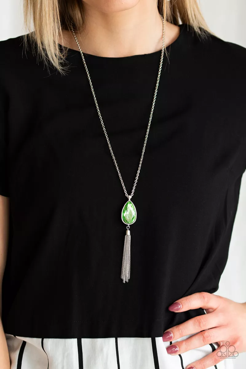 Elite shine green necklace paparazzi deals