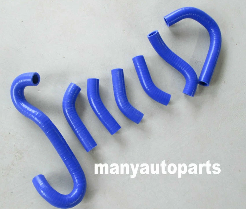 BLUE SILICONE HOSE HUSQVARNA HUSKY WR400/XC400/CR430/WR430/XC430 1984-1988 86 Foto 4 de 4