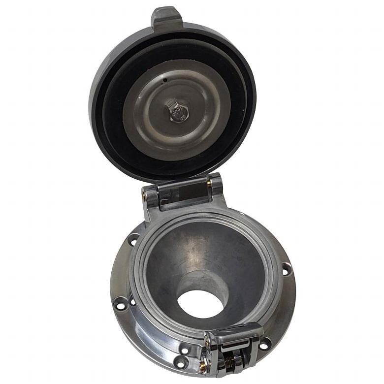 Tank's, FN-SFC Large Polished Aluminum Shelby Cobra Style Gas