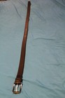 Vintage Genuine Leather Belt with bonded lacing/braided/woven — photo 10