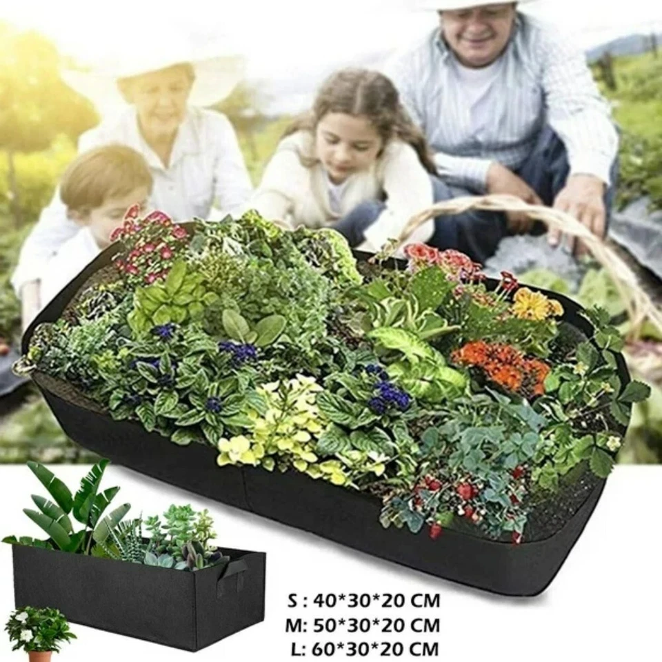 6-9 Gallon Plant Grow Bags Fabric Pot Nursery Soil Bag Thickened Nonwoven Bag - Image 2 of 4