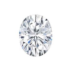 Loose Moissanite Real Gem Stone W. GRA Certificate 6-8mm 0.94-6ct VVS1 D Oval