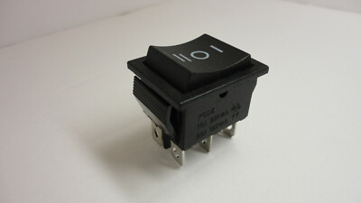 KCD4 16A 250VAC 20A 125VAC Rocker Switch Button Snap In Plug 6 Pins 3 Positions