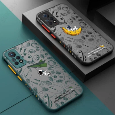 Custodia rigida opaca astronauta per Xiaomi Redmi Note 13 12 Pro Mi 14T Pro cover telefono