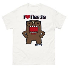 Domo "I love nerds" t shirt grunge emo scene y2k Amity affliction hello kitty