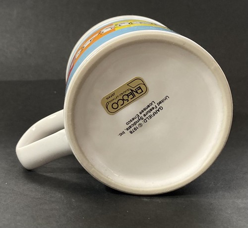 Tazza Enesco Garfield Holiday 1984 nuova in scatola aperta E-5323 Syndicate Japan - Foto 7 di 12