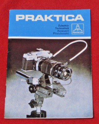 Pentacon Praktica Zubehör DDR Bedienungsanleitung / Anleitung - gebraucht