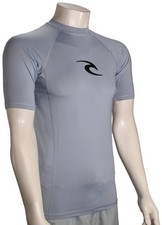 Rip Curl Waves Performance SS Rash Guard - Sparky Blue - New