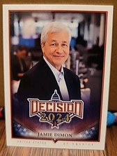 Decision 2024 Jamie Dimon #165 High Number SP Short Print